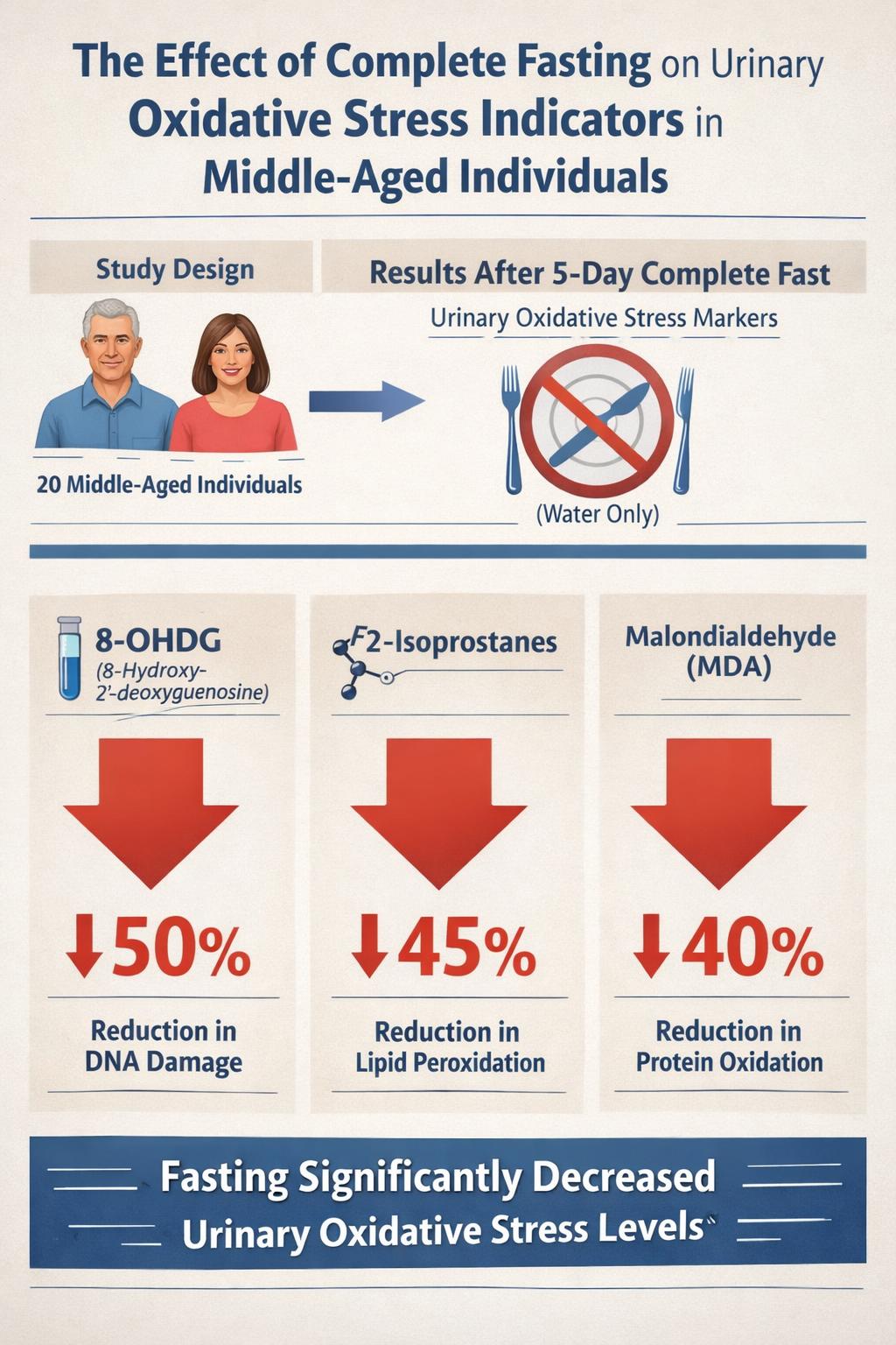 The effect of complete fasting on urinary oxidative stress indicators in middle-aged individuals – preliminary studies